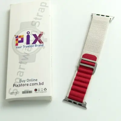 Picture of Metal Alpine Nylon Strap Band for KD99 ,HW8, DT8, S8 Max,T800, W68, TW8,HW8,Watch 8 Ultra, GS8 Ultra, N8, ZD8, Ultra Watch Series 8 Ultra Smart Watch Trail Metal Hook Loop Strap 42mm/44mm/45mm/49mm