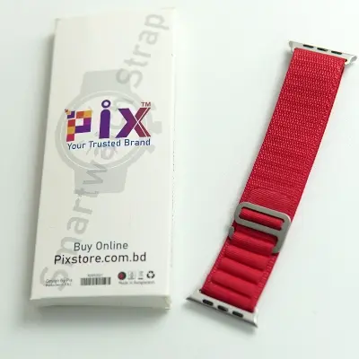 Picture of Metal Alpine Nylon Strap Band for KD99 ,HW8, DT8, S8 Max,T800, W68, TW8,HW8,Watch 8 Ultra, GS8 Ultra, N8, ZD8, Ultra Watch Series 8 Ultra Smart Watch Trail Metal Hook Loop Strap 42mm/44mm/45mm/49mm