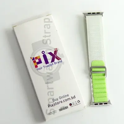 Picture of Metal Alpine Nylon Strap Band for KD99 ,HW8, DT8, S8 Max,T800, W68, TW8,HW8,Watch 8 Ultra, GS8 Ultra, N8, ZD8, Ultra Watch Series 8 Ultra Smart Watch Trail Metal Hook Loop Strap 42mm/44mm/45mm/49mm