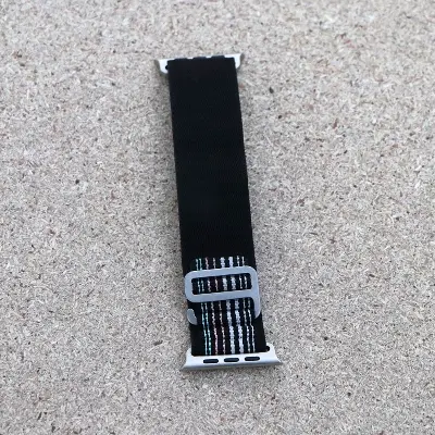 Picture of Metal Alpine Nylon Strap Band for KD99 ,HW8, DT8, S8 Max,T800, W68, TW8,HW8,Watch 8 Ultra, GS8 Ultra, N8, ZD8, Ultra Watch Series 8 Ultra Smart Watch Trail Metal Hook Loop Strap 42mm/44mm/45mm/49mm