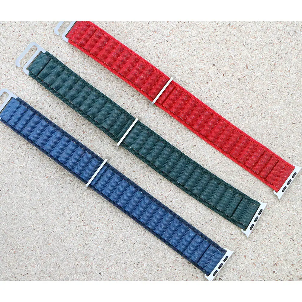 Picture of Metal Alpine Nylon Strap Band for KD99 ,HW8, DT8, S8 Max,T800, W68, TW8,HW8,Watch 8 Ultra, GS8 Ultra, N8, ZD8, Ultra Watch Series 8 Ultra Smart Watch Trail Metal Hook Loop Strap 42mm/44mm/45mm/49mm