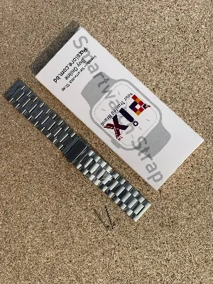 Picture of 20mm Metal Strap For Universal Watch- Stainless Steel No Gaps Band for 20mm Universal Watch-20mm Replacement Watch Band Metal Bracelet Strap for Samsung ,Amazfit, Xiaomi Watch ETC