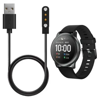 Picture of For Haylou Solar Charger Cable-Xiaomi Haylou Solar LS05/ RT LS05s/ RT2 LS10/RS4/ RS4PLUS/ LS16 Magnetic Dock Charging Cable-Supported Charging Cable For Haylou Solar Smart Watch