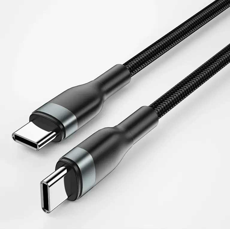 Picture of WIWU WI-C017 100W C To C Cable- WIWU WI-C017 100W TYPE-C TO TYPE-C CHARGING CABLE 1.2 Meter-WIWU Type-C to Type-C PD Data Cable