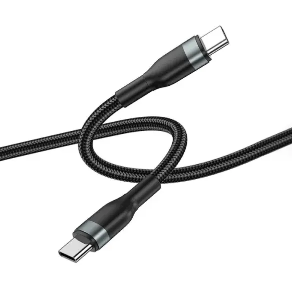 Picture of WIWU WI-C017 100W C To C Cable- WIWU WI-C017 100W TYPE-C TO TYPE-C CHARGING CABLE 1.2 Meter-WIWU Type-C to Type-C PD Data Cable
