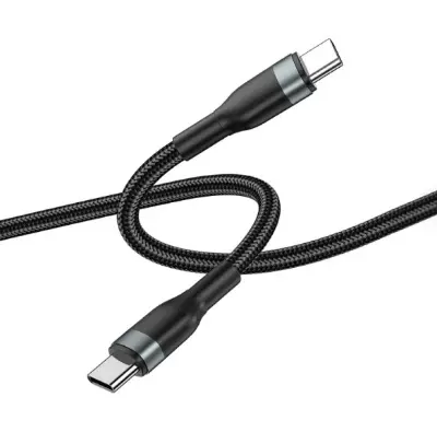 Picture of WIWU WI-C017 100W C To C Cable- WIWU WI-C017 100W TYPE-C TO TYPE-C CHARGING CABLE 1.2 Meter-WIWU Type-C to Type-C PD Data Cable