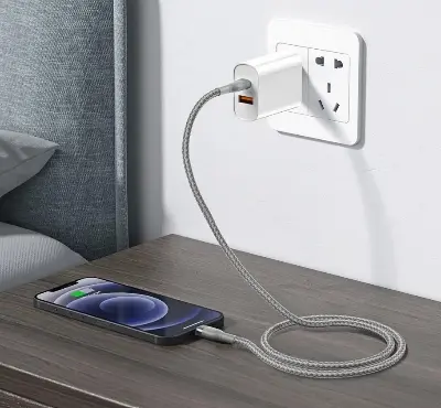 Picture of WIWU WI-C017 30W USB C to Lightning Fast Charging Cable-Usb Data Cable 30W USB C to Lightning Fast Charging Cable 120cm