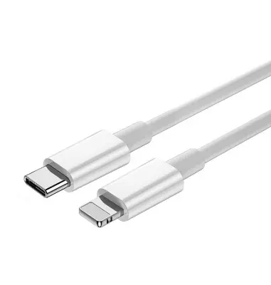Picture of YouPin Data Cable Wi-C008 C-L 30W max White- Wiwu Wi-C008 Type-C To Lighting 30W YouPin Data Charging Cable 1.2m- White