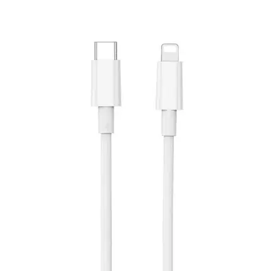 Picture of YouPin Data Cable Wi-C008 C-L 30W max White- Wiwu Wi-C008 Type-C To Lighting 30W YouPin Data Charging Cable 1.2m- White