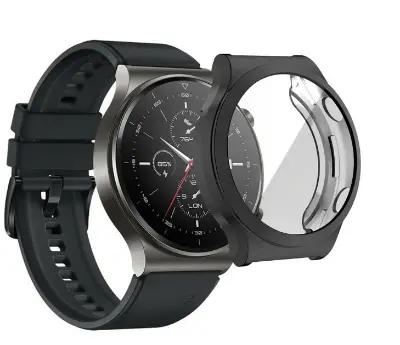 Picture of Huawei Watch Case-TPU Case for Huawei Watch GT 2, GT 2Pro, GT 2E, GT 3, GT 3 Pro, Watch 3, Watch 3 Pro All Size All-Around screen Protector cover bumper case-Full Coverage TPU Protective Case Cover