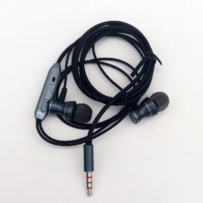 Picture of Magnetic Earphones with Mic Buds- 3.5mm Magnetic Super Bass In-Ear Earphone-In-Ear Magnet Earphones, Volume Adjustment Earphones With Mic, Suitable For Universal For Android Phones