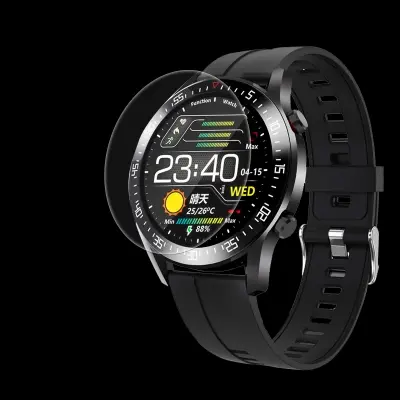 Picture of Pix Samsung Galaxy Watch 4/5- 40mm/44mm Screen Protector- Full Cover Soft Poly Screen Protector-Samsung Galaxy Watch 4 Classic 42mm/ Watch 4/5-40mm/44mm Soft Clear Soft Film Watch Screen Protector