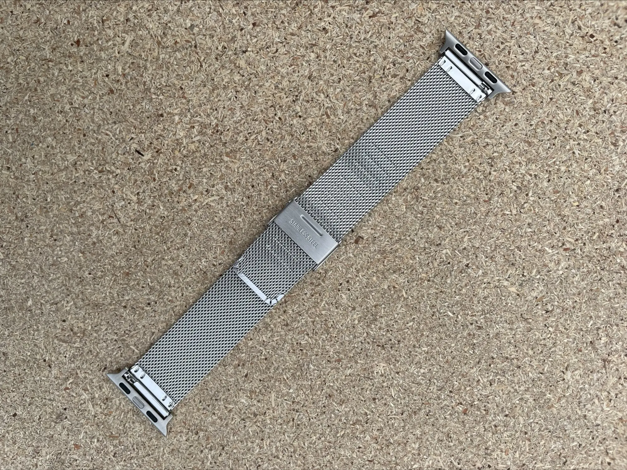 Picture of Pix Apple Watch Metal Strap- Non Magnetic Chain Metal Bucket Slim Milanese Strap For 49mm/45mm/44mm/42mm-Luxury Metal Straps for Watch Ultra Series 8 7 5 6 5 4
