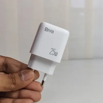 Picture of Biva 25w PD+QC3.0 Fast Charger For Mobile, Tablets, Power Banks and other PD-enabled gadgets, Mobile charger