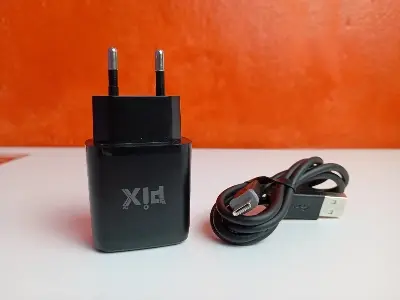 Picture of PIX 33W Charger with Type C Cable for Xiaomi, Realme, Oppo, Vivo, Samsung Android Smartphone with 3 month warranty