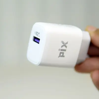 Picture of PIX 33W Charger with Type C Cable for Xiaomi, Realme, Oppo, Vivo, Samsung Android Smartphone with 3 month warranty