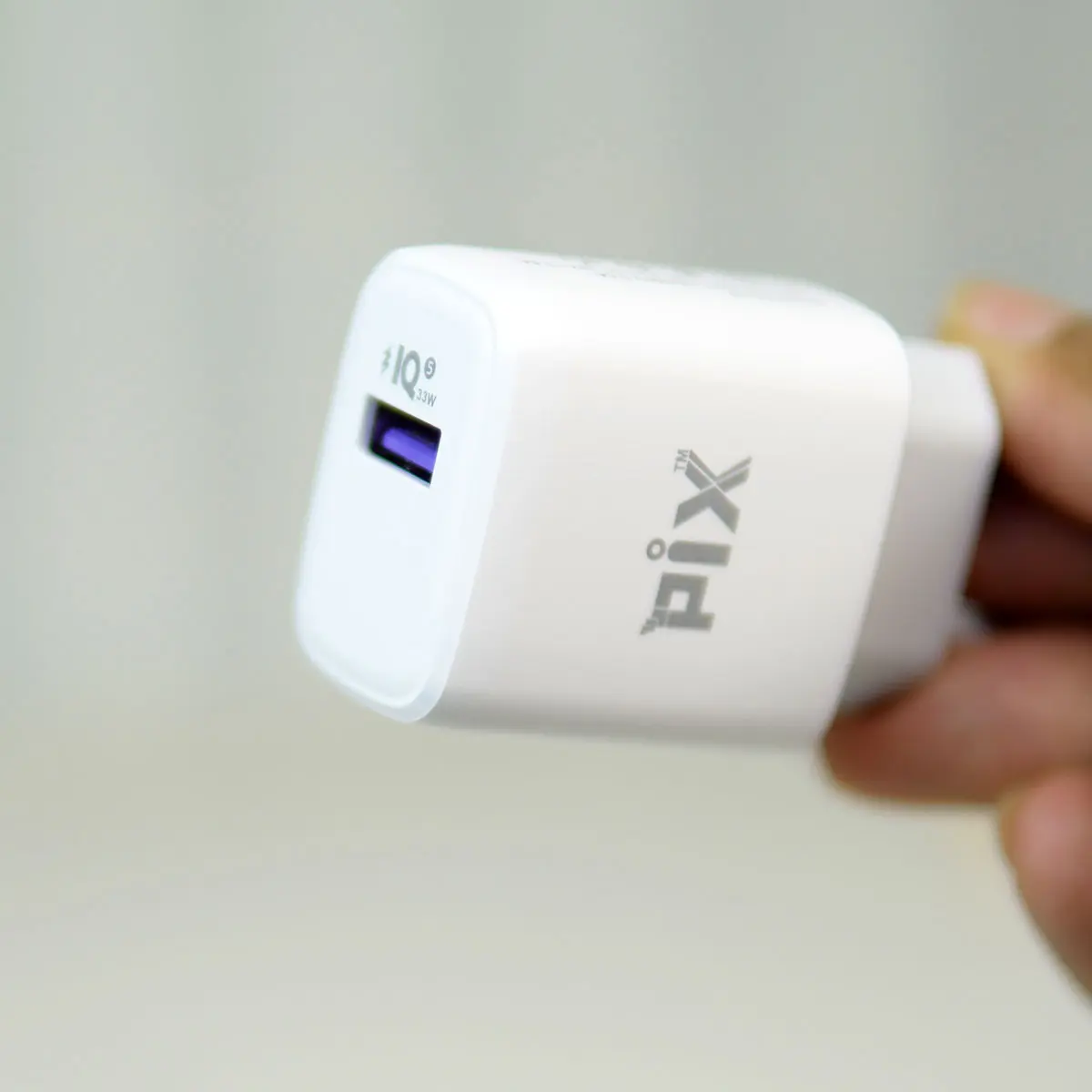 Picture of PIX 33W Charger with Type C Cable for Xiaomi, Realme, Oppo, Vivo, Samsung Android Smartphone with 3 month warranty