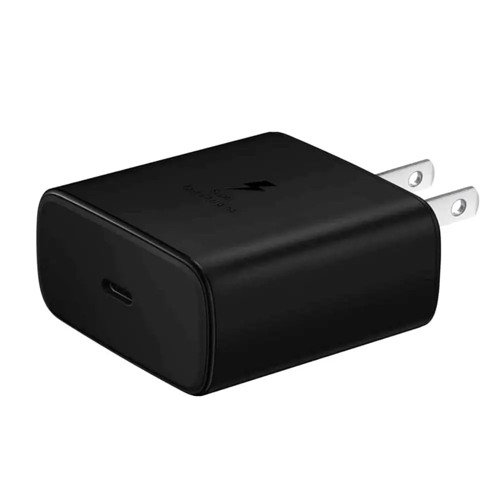 Picture of For Samsung 45W USB-C Power Adapter- Samsung 45W Watt 2 Pin UK Plug Fast Charging Power Adapter (Made in Vietnam)- Samsung Original 45 W PD Adapter Without Cable