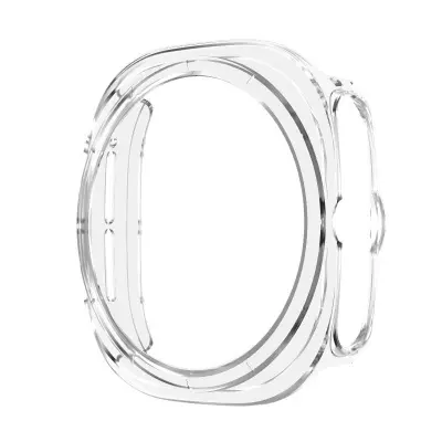 Picture of Pix Samsung Galaxy Watch 7 Ultra 47mm Protective Bumper Case And Tempered Glass Screen Protector (Optional )- PC Protective Cover for Samsung Galaxy Watch 7 Ultra 47mm