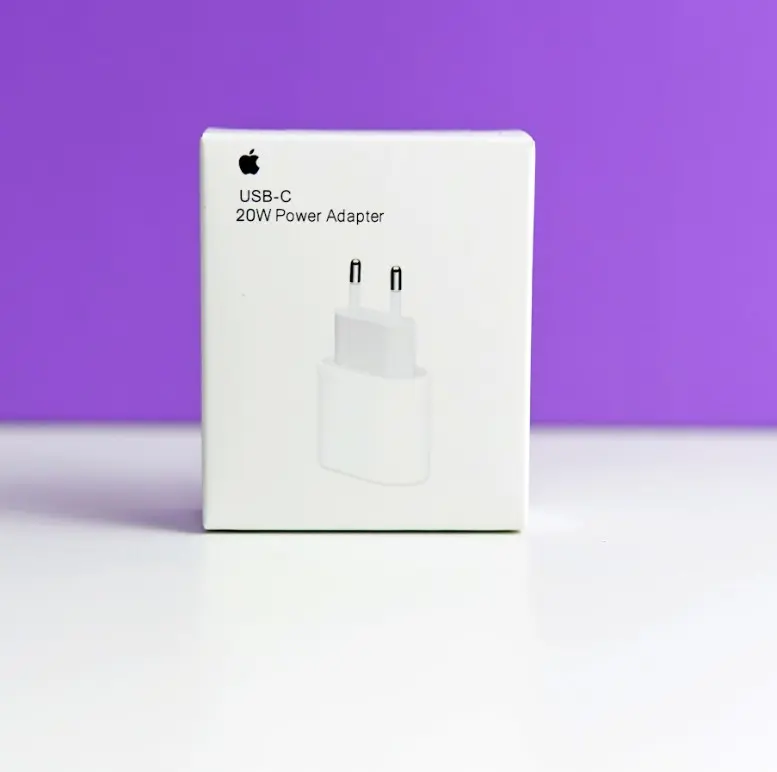 Picture of Pix Apple 20W USB-C Power Adapter EU Plug - iPhone Fast Charger 20W PD Fast Charging Power Adapter Support iPhone6/7/8/ X,XR,XS,XS Max,11,12,13,14,15 (Only Adapter Not Included Cable)
