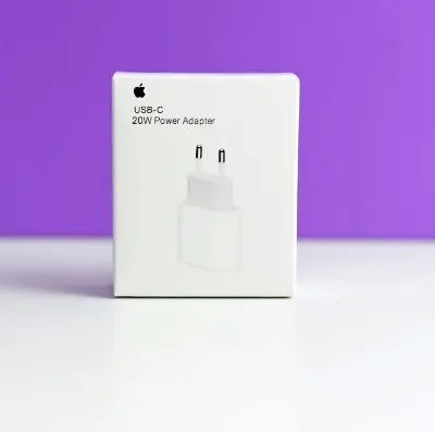 Picture of Pix Apple 20W USB-C Power Adapter EU Plug - iPhone Fast Charger 20W PD Fast Charging Power Adapter Support iPhone6/7/8/ X,XR,XS,XS Max,11,12,13,14,15 (Only Adapter Not Included Cable)