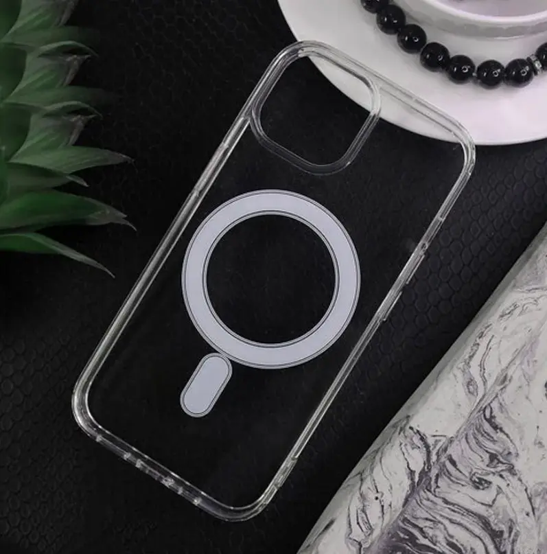 Picture of For Apple iPhone Clear Magsafe For 16/16 Pro/16 Pro Max/16 Plus- Premium Quality Magnetic Magsafes Wireless Charging Transparent Clear Phone Case For 16/16 Pro/16 Pro Max/16 Plus