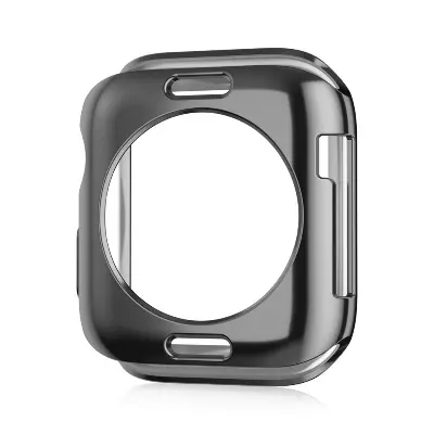 Picture of Pix Apple Watch S10 Soft Protective Case- Apple iWatch S10 Generation Watch Back Side Case For S10 42mm/46mm- Half Pack Hollow Silicone Protective Case S10 Smart Watch Case