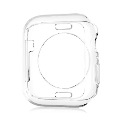 Picture of Pix Apple Watch 42/44/45mm Soft Protective Case- Apple Watch Series 8 7 6 5 4 45mm 44mm 42mm Back Side Case- Half Pack Hollow Silicone Protective Case For 42/44/45mm Smart Watch Case
