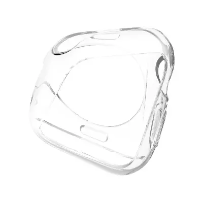 Picture of Pix Apple Watch 42/44/45mm Soft Protective Case- Apple Watch Series 8 7 6 5 4 45mm 44mm 42mm Back Side Case- Half Pack Hollow Silicone Protective Case For 42/44/45mm Smart Watch Case