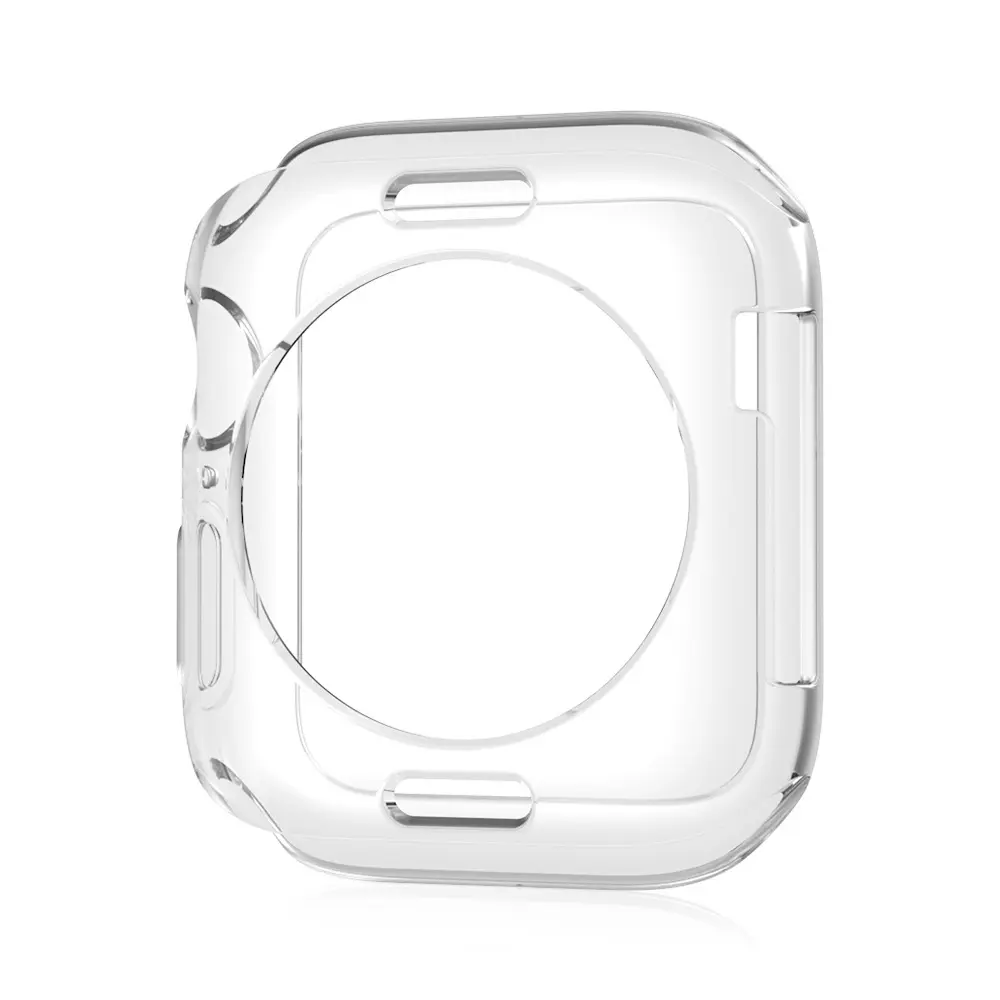 Picture of Pix Apple Watch 42/44/45mm Soft Protective Case- Apple Watch Series 8 7 6 5 4 45mm 44mm 42mm Back Side Case- Half Pack Hollow Silicone Protective Case For 42/44/45mm Smart Watch Case