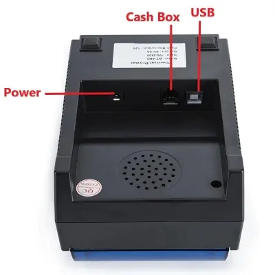 Picture of Pix 58D Desktop Pos Printer - Bluetooth and USB Thermal Pos Printer 58mm support cash drawer