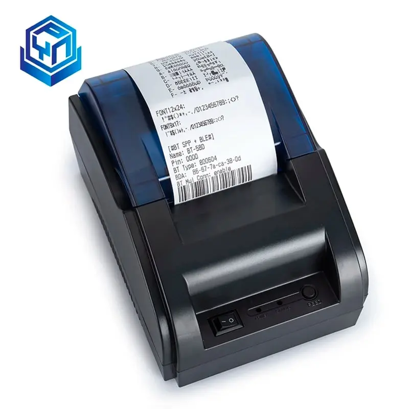 Picture of Pix 58D Desktop Pos Printer - Bluetooth and USB Thermal Pos Printer 58mm support cash drawer