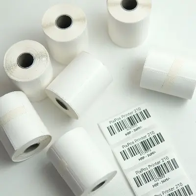 Picture of Pix 50mm*25mm Barcode Label Sticker Paper Roll- Thermal Barcode Sticker Roll For Mini Lable Printer