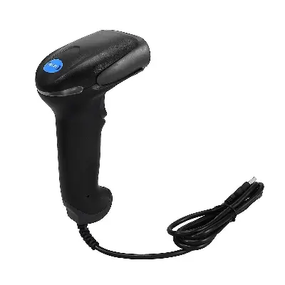 Picture of Pix 2D QR Code Scanner and reader - NETUM F19 2D Wired Laser Barcode Scanner - Barcode Scanner Wired Handheld 1D+2D QR Code Reader Auto Scanning POS Scan for Inventory Support Scanning from Computer POS Laptop