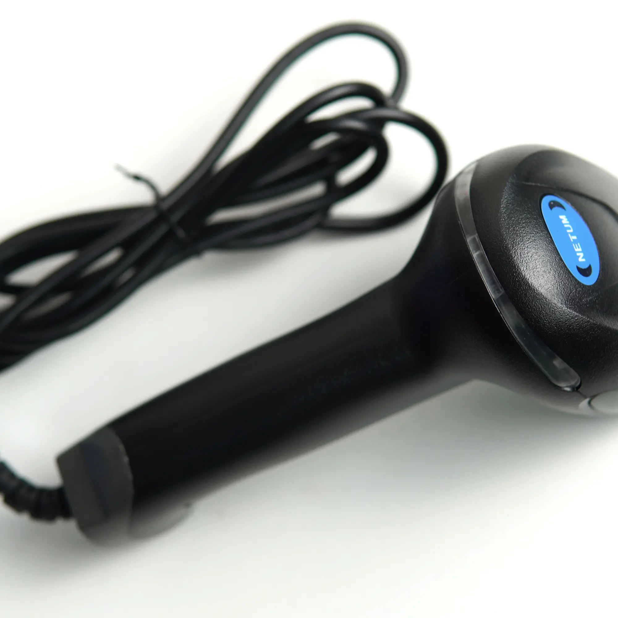 Picture of Pix 2D QR Code Scanner and reader - NETUM F19 2D Wired Laser Barcode Scanner - Barcode Scanner Wired Handheld 1D+2D QR Code Reader Auto Scanning POS Scan for Inventory Support Scanning from Computer POS Laptop