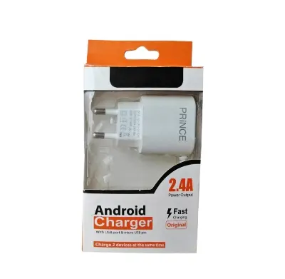 Picture of Pix 2.4A Android Type B Charger - Android Phone Micro Usb Fixed Cable Charger- Charger With Cable