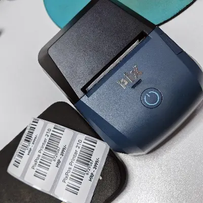 Picture of PixPos v2.5 Multifunction Pos and Label Sticker Printer - Mini Pos Printer 2 in 1 Thermal Inkless Mini Printer Support Android, iPhone, and PC