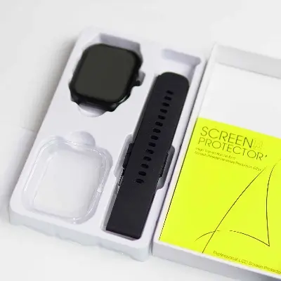 Picture of Pix WK9 Max Smartwatch IPS Display with free case & screen protector gift