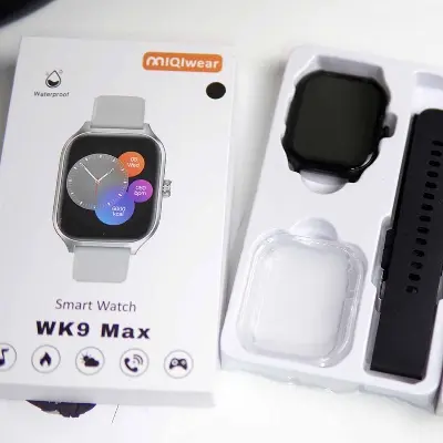 Picture of Pix WK9 Max Smartwatch IPS Display with free case & screen protector gift