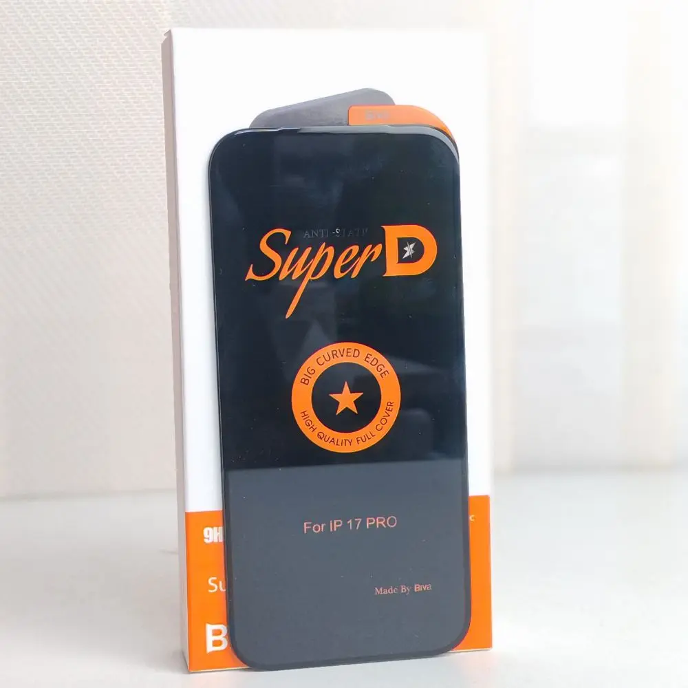 Picture of iPhone 17 Screen Protector Biva 9H SuperD ESD Tempered Glass for iPhone 17 Series