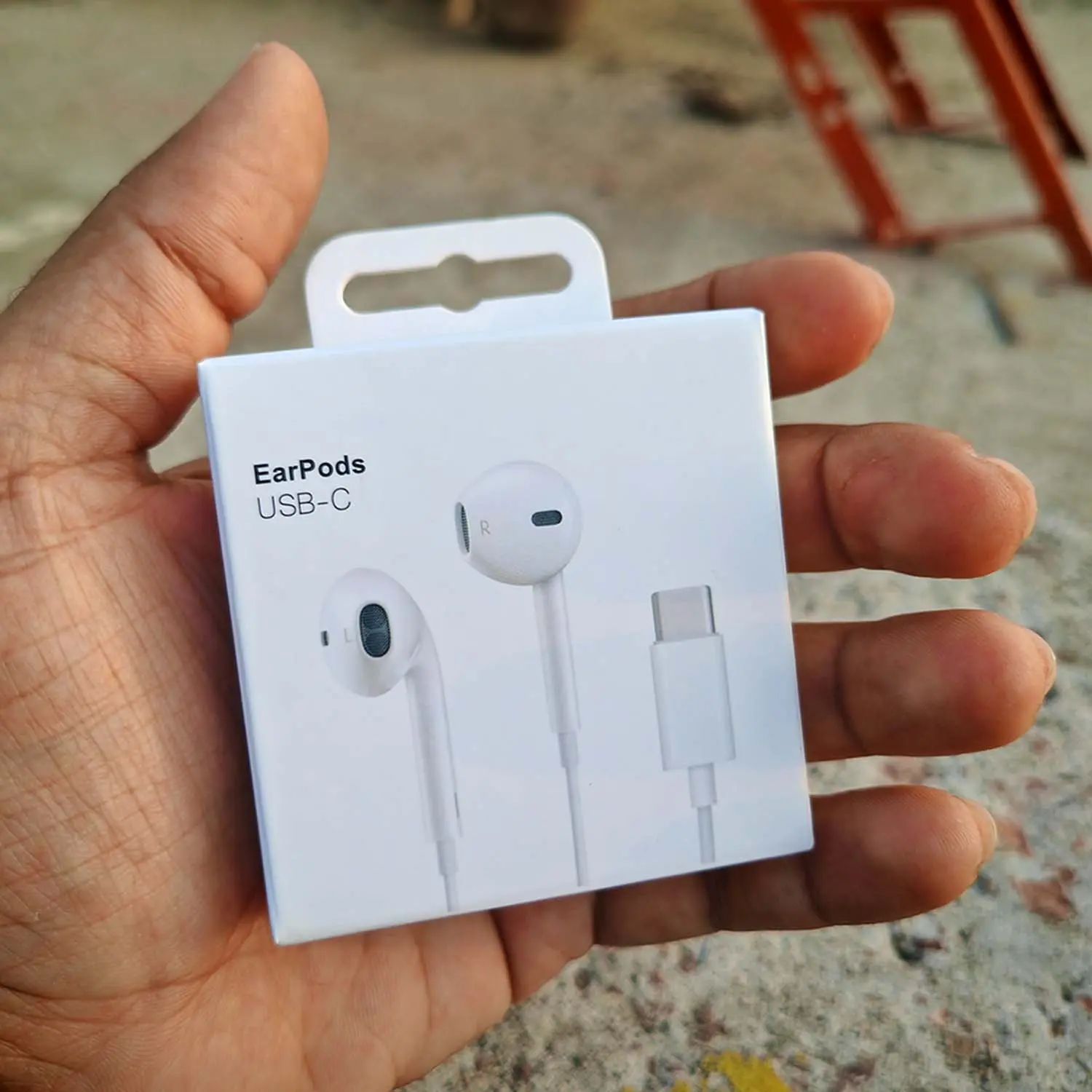 Picture of A.pple EarPods with type C connector for iPhone 15 to 17