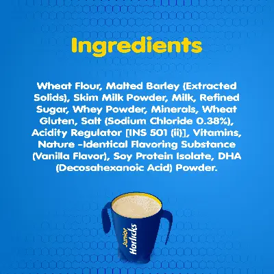 Picture of Junior Horlicks Health and Nutrition Drink Stage-1 Jar 500g (Powder Drink)