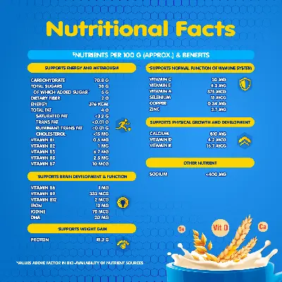 Picture of Junior Horlicks Health and Nutrition Drink Stage-2 Jar 500g (Powder Drink)