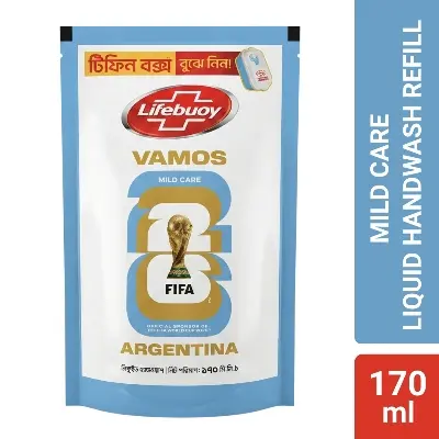 Picture of Lifebuoy Handwash (Soap) Care Refill 170ml (Tiffin Box Free)