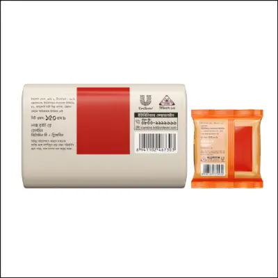 Picture of Lux Soap Bar Bright Glow 150g (35g Soap Bar Free)