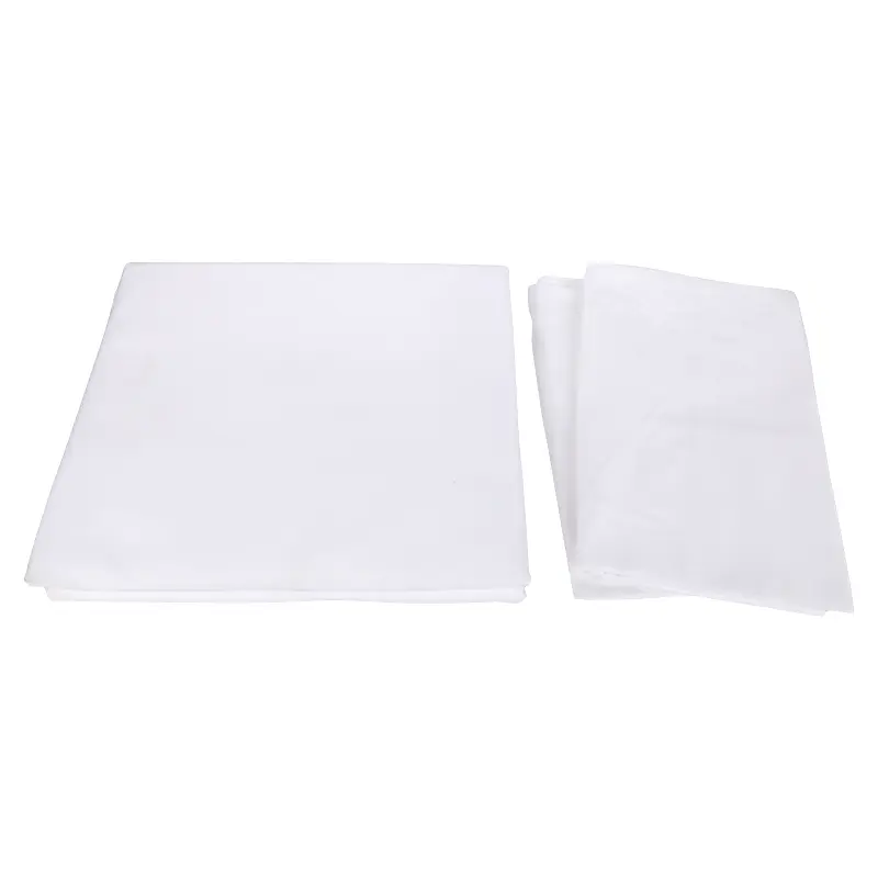 Picture of Comfy Premium Twill Bed Sheet - King Size (108"x90") White - with Two Pillow Cover