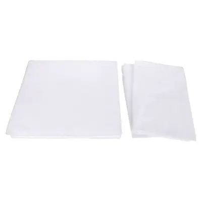 Picture of Comfy Premium Twill Bed Sheet - King Size (108"x90") White - with Two Pillow Cover