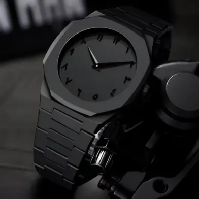 Picture of Arabic Aura Men's watch Quartz movement Polycarbone plastic body original watch with box