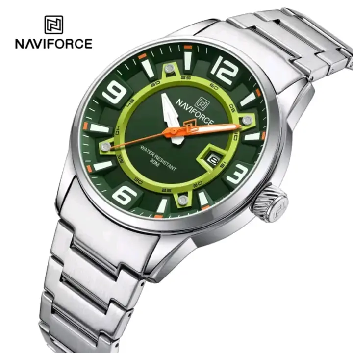 Picture of NAVIFORCE NF8044 Original Classic Watches For Men Top Brand Calendar Quartz Wristwatches Luxury Waterproof Luminous Clock Reloj Hombre