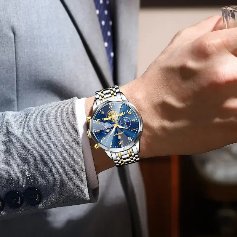 Picture of Poedagar 938 model new Men's watch special discount unique design Diamond cutting glass chronograph active waterproof wrist-watche FOR men